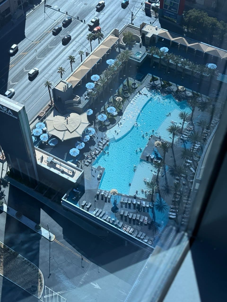 The Elara pool seen from floor 35