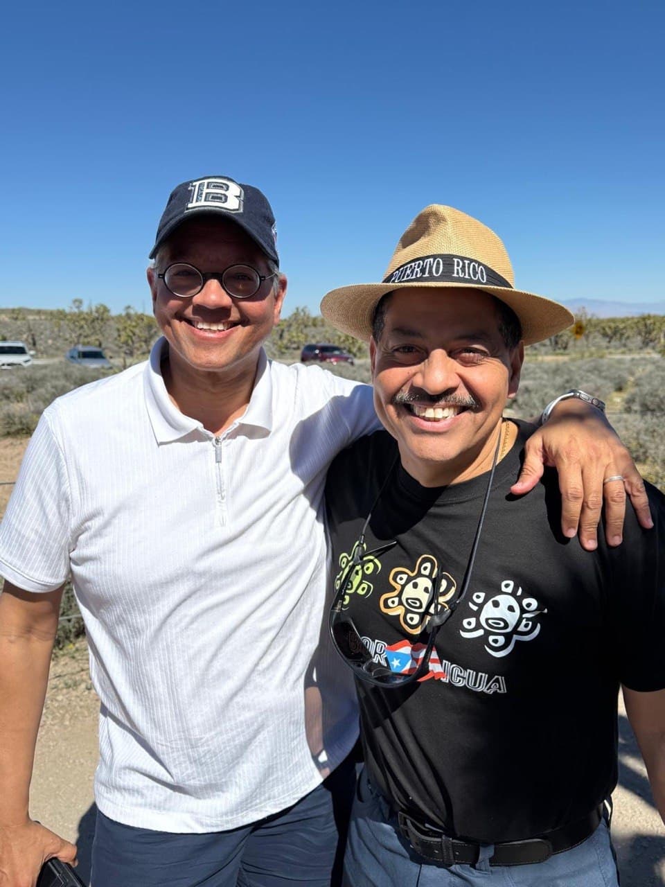 Richie and El Cura desert portrait at the Grand Canyon